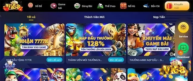 Tận dụng các khuyến mãi trên Vi68 sẽ giúp bạn có trải nghiệm chơi Bull Bull hiệu quả hơn