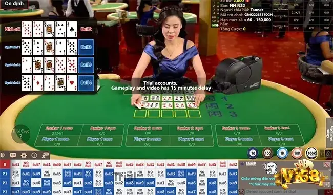 Bull Bull Vi68 là một trong những tựa game bài hấp dẫn đang được nhiều người chơi vô cùng yêu thích