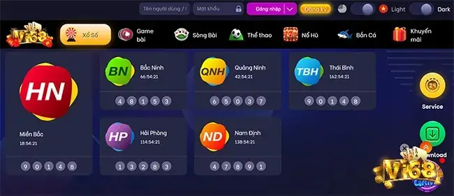 Vi68 là cổng game lô đề online nổi tiếng hàng đầu hiện nay