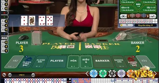 Trò chơi baccarat có 3 cửa cược chính với tỷ lệ khác nhau để người chơi lựa chọn đặt cược