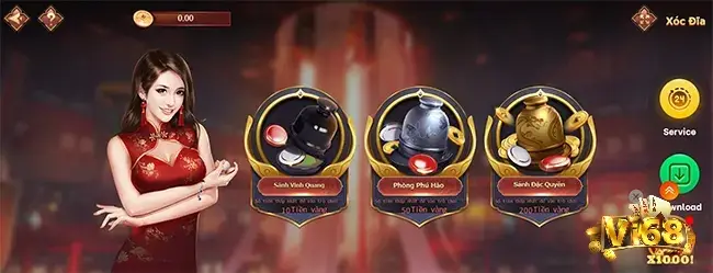 Xóc đĩa Vi68 là một trong những game bài hấp dẫn không thể thiếu với các thành viên tại nhà cái